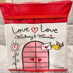 おもちゃBOX  ミッキー＆ミニー  椅子にもなりますの画像