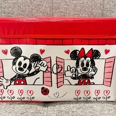 おもちゃBOX  ミッキー＆ミニー  椅子にもなりますの画像
