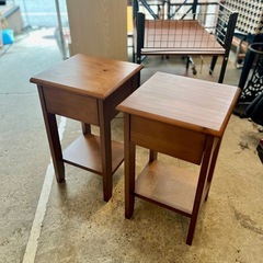 【武蔵小山店】〔在庫複数 各売〕　ニトリ　サイドテーブル　木製　...