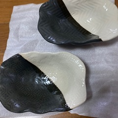 大島紬商標登録百周年記念小鉢2個セット　未使用品の画像