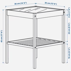 IKEA テーブル　NESNA ネスナの画像