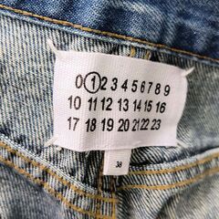 Maison Margiela マルジェラスラッシュハイウエストデニム38の画像