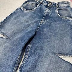Maison Margiela マルジェラスラッシュハイウエストデニム38の画像