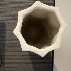 花器　ホワイト　大型の画像