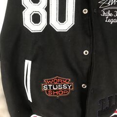 stussy Denim Tears Varsity Jacket Sの画像