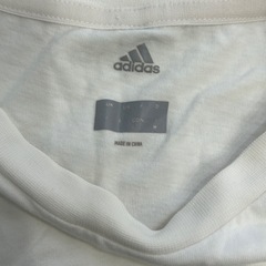 adidas マウンテンプリント Tシャツ ホワイトの画像
