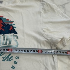 adidas マウンテンプリント Tシャツ ホワイトの画像