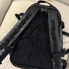 バレンシアガ　ARMYバックパック レザー ブラックの画像