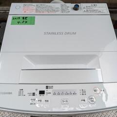 2019年 東芝 4.5L 洗濯機の画像