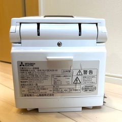 三菱IHジャー炊飯器 20年製  3合炊きの画像