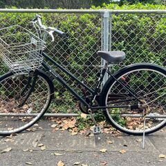 【リサイクルショップどりーむ鹿大前店】　No.346 エコチャリNo.21970R 自転車 27インチ ギア△ ベル無し ライトOKの画像