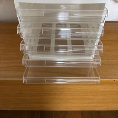 引き出し収納ケース5段　レターケースの画像
