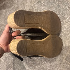 新品　無印　ジュート巻きサンダル　Mの画像