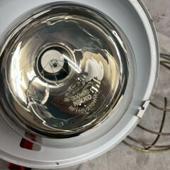 NIKKO 屋外用 投光器 ニッコー クランプ型 点灯確認済 屋外用照明 現場道具 DIY 白熱球 現場 大工道具 工具 Y2060の画像