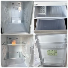 SHARP 137L 冷蔵庫 SJ-D14A-W ノンフロン冷凍冷蔵庫 一人暮らし の画像