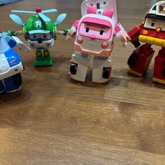 ポリ　変身カー　セット売りの画像