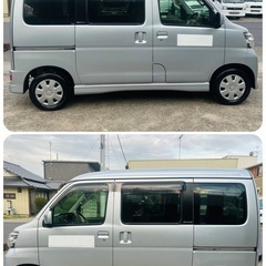 平成26年ダイハツアトレワゴン、カスタムターボR4WD、車検2年付き、(パワーウィンドウ、パワーミラー、リヤヒーター、スタッドレス込み)の画像