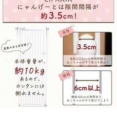 値下げ⭐︎【にゃんゲート】 LIFAXIA ペットゲートの画像