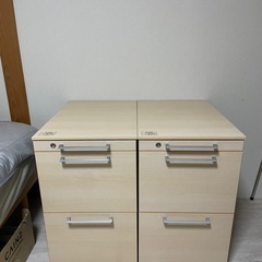 【無料】オカムラ製キャビネット2つの画像