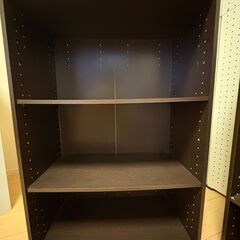 カラーボックス3点セット（ダークブラウン）の画像
