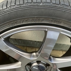 ENKEI PF07 17インチホイール4本 タイヤセットの画像