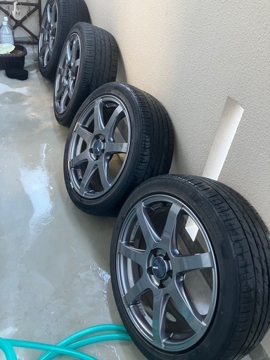 ENKEI PF07 17インチホイール4本 タイヤセット