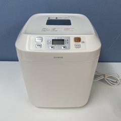 R073 ☀️ ほぼ未使用品！ siroca ホームベーカリー 18年製 SB-111 ⭐ 動作確認済 ⭐ クリーニング済の画像