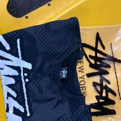 ステューシーTシャツ　XLラージ　カーボン迷彩柄の画像