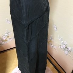 ウェスト70 ロングスカート　黒の画像