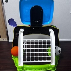 バスケット&サッカーゴール玩具の画像