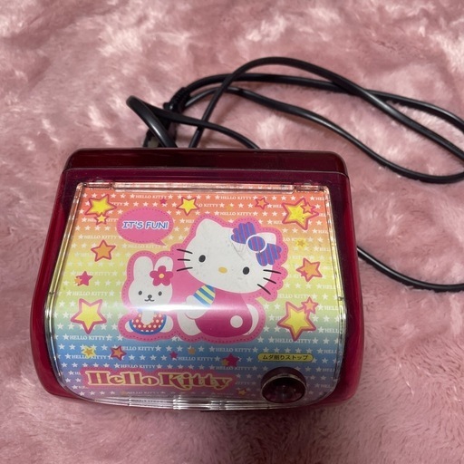 [新品未使用] キティちゃん 電動 鉛筆削り 希少】昭和 レトロ ハローキティ 電動鉛筆削り - メルカリ