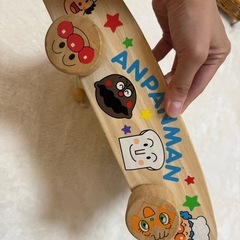 アンパンマン　知育玩具　積み木　木製の画像