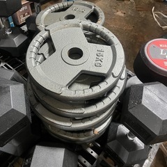 半額　水害処分処分品 50mmアイアンプレート 15kg×2枚の画像