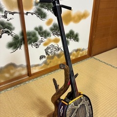 沖縄三線！新品！黒木！上質黒檀！真壁型 ！本蛇皮　本張り【一枚張り】②の画像