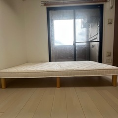 中古　脚付マットレスの画像