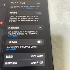 超美品❗️数回使用　iPad mini第7世代　128GBシルバーの画像