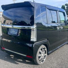 コミコミ🚘車検付！後期型！ディーラー車！ローダウン！Bカメ！Bluetooth！両側パワスラ！N-BOXカスタム！の画像