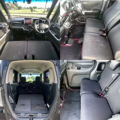 コミコミ🚘車検付！後期型！ディーラー車！ローダウン！Bカメ！Bluetooth！両側パワスラ！N-BOXカスタム！の画像