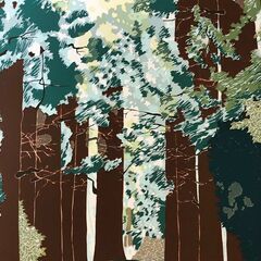 熊野古道 大門坂 風景画「模写」16/50 作者不明 日本の風景画 額縁付き 壁掛け自然・風景画 美術品インテリア印刷物 世界遺産 熊野三山の画像