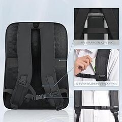 【新品未使用】ビジネスリュック メンズ 2倍拡張機能 7cm薄型 通勤用リュックサック 防水 15.6インチ PCリュック 軽量 通気性 20L 機内持ち込み バックパック A4収納可 通学 就活 出張の画像