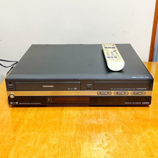 TOSHIBA HDD搭載VHS一体型DVDレコーダー