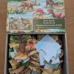 【美品】Melissa & Doug 恐竜 ジグソーパズル 48ピースの画像