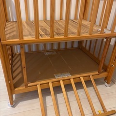 KATOJI 木製ベビーベッドの画像