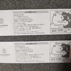 サンシャインプール入場券2枚セットの画像
