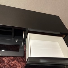 テレビ台　ローボード　ブラックの画像