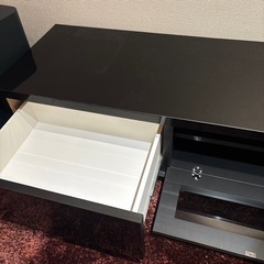 テレビ台　ローボード　ブラックの画像