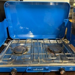 ツーバーナー　キャンプで大活躍しますの画像