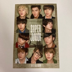 SUPERJUNIOR 2012年卓上カレンダー（日付なし）の画像