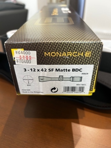 トイガン Nikon MONARCH 3-12x42 SF Matte BDC Nikon Monarch 3-12x42 SF Rifle Scope BDC Reticle 6768