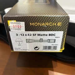 Nikon MONARCH 3-12x42 SF Matte BDCの画像